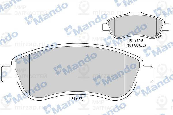 Запчасть MANDO MBF015249