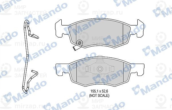 Запчасть MANDO MBF015296