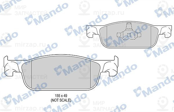 Запчасть MANDO MBF015302