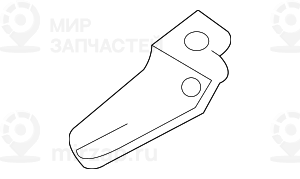 Направ.элем.водосточ.желобка/Пд стойка
 BMW 41317174887