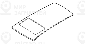 Наружная облицовка крыши
 BMW 41318227353