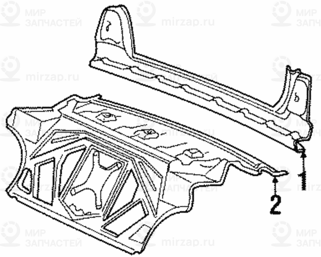 Задняя панель кузова
 BMW 41341973698