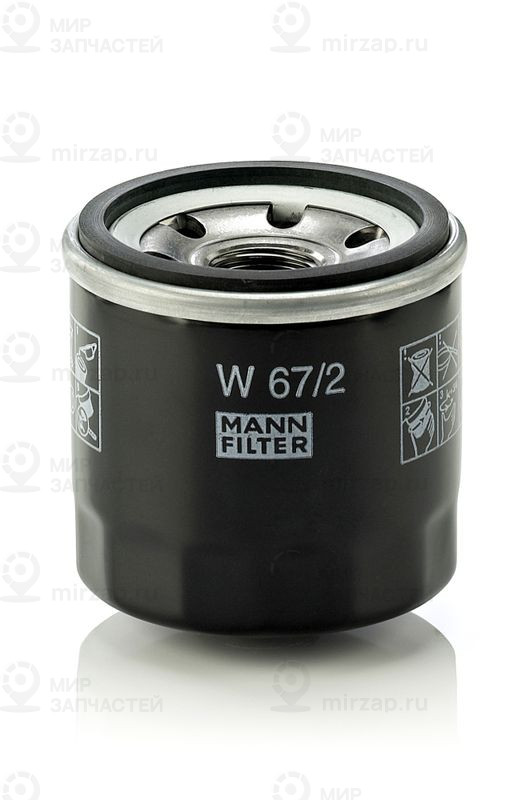 Масляный фильтр MANN-FILTER W672