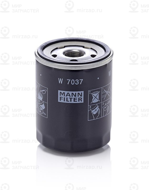Масляный фильтр MANN-FILTER W7037