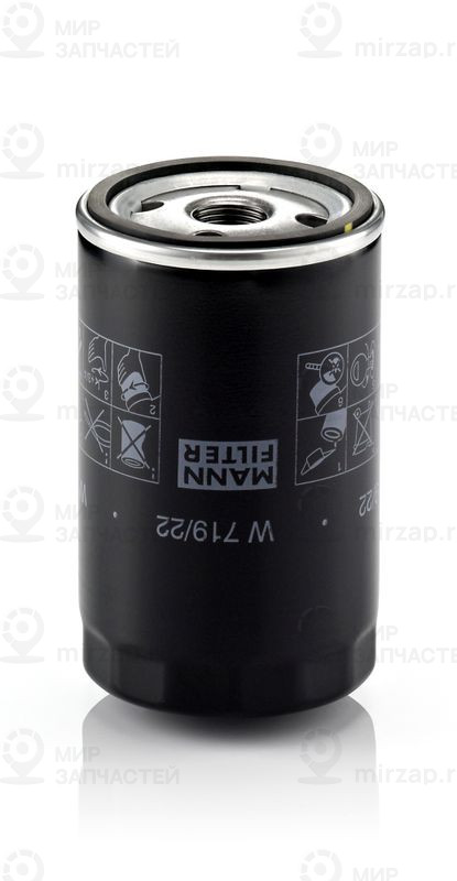 Масляный фильтр MANN-FILTER W71922