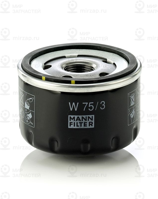 Масляный фильтр MANN-FILTER W753