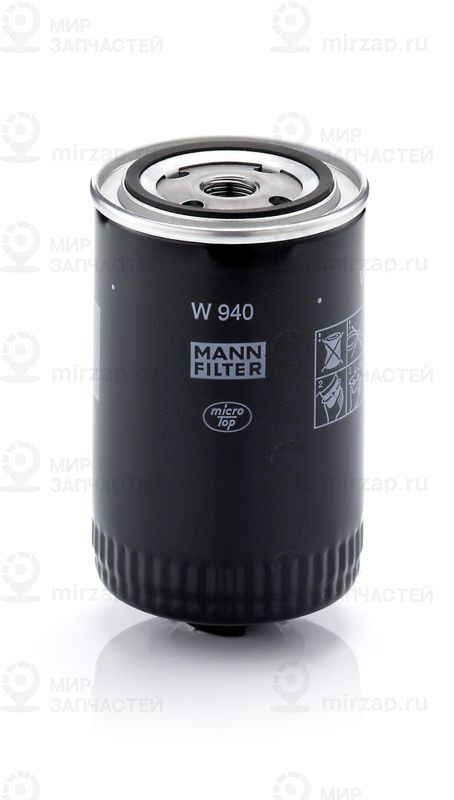 Масляный фильтр MANN-FILTER W940