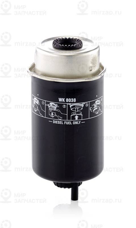Топливный фильтр MANN-FILTER WK8038