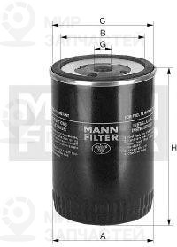 Запчасть MANN-FILTER WK9150