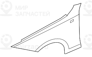 Крыло П Пд
 BMW 41357133228