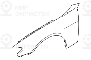 Крыло Л Пд
 BMW 41357138473
