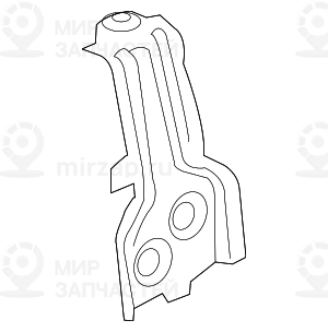 Halter Seitenwand Vorne Links 2
 BMW 41357475801