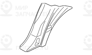 Деталь крыла Л Зд
 BMW 41358183127