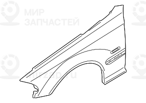 Крыло П Пд
 BMW 41358241440