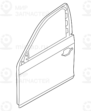 Tor Vorn Rechts
 BMW 41515A2A3A6
