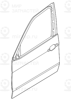 Дверь л пд
 BMW 41517386737