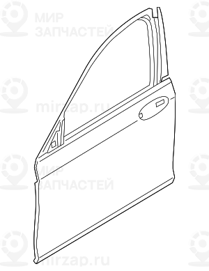 Tьr Aluminium Vorne Links
 BMW 41517423699