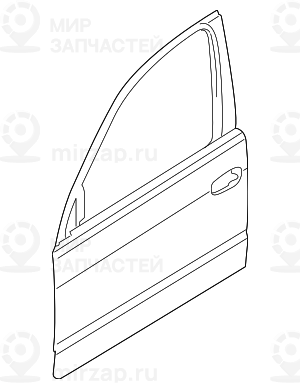 Дверь Л Пд
 BMW 41518216817