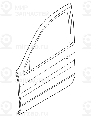 Дверь П Пд
 BMW 41518256824