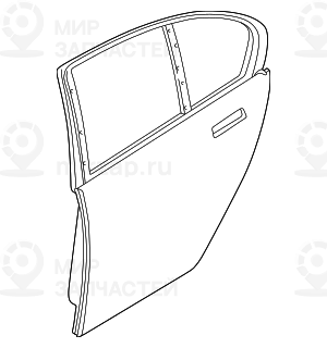 Дверь П Зд
 BMW 41527202090