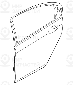 Tьr Aluminium Hinten Rechts
 BMW 41527423702