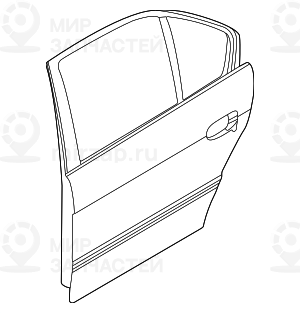 Дверь Л Зд
 BMW 41528223885