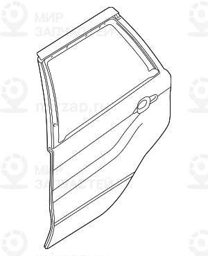 Дверь П Зд
 BMW 41528256828