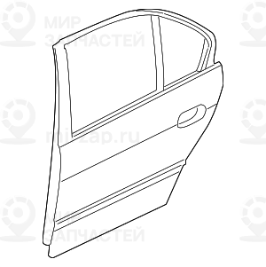 Дверь П Зд
 BMW 41528266722