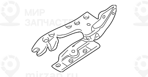 Петля капота П
 BMW 41617006124