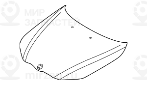 капот
 BMW 41617111385