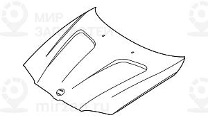 капот
 BMW 41617267337
