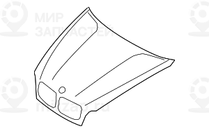 Frontklappe
 BMW 41617486754