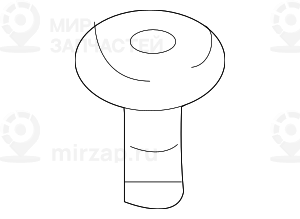 Болт Torx с шайбой ISA M8X18
 BMW 41618217419