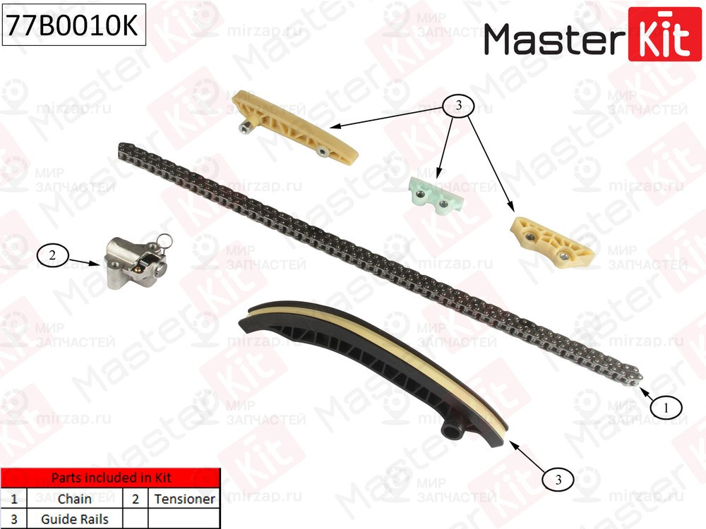 Запчасть MASTERKIT 77B0010K