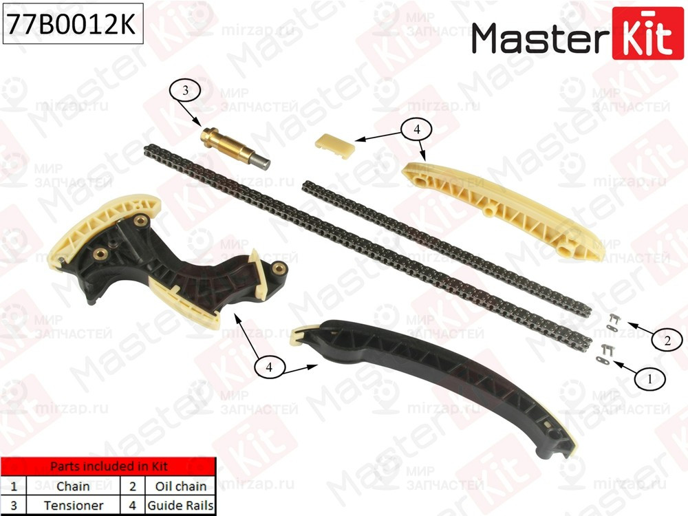 Запчасть MASTERKIT 77B0012K