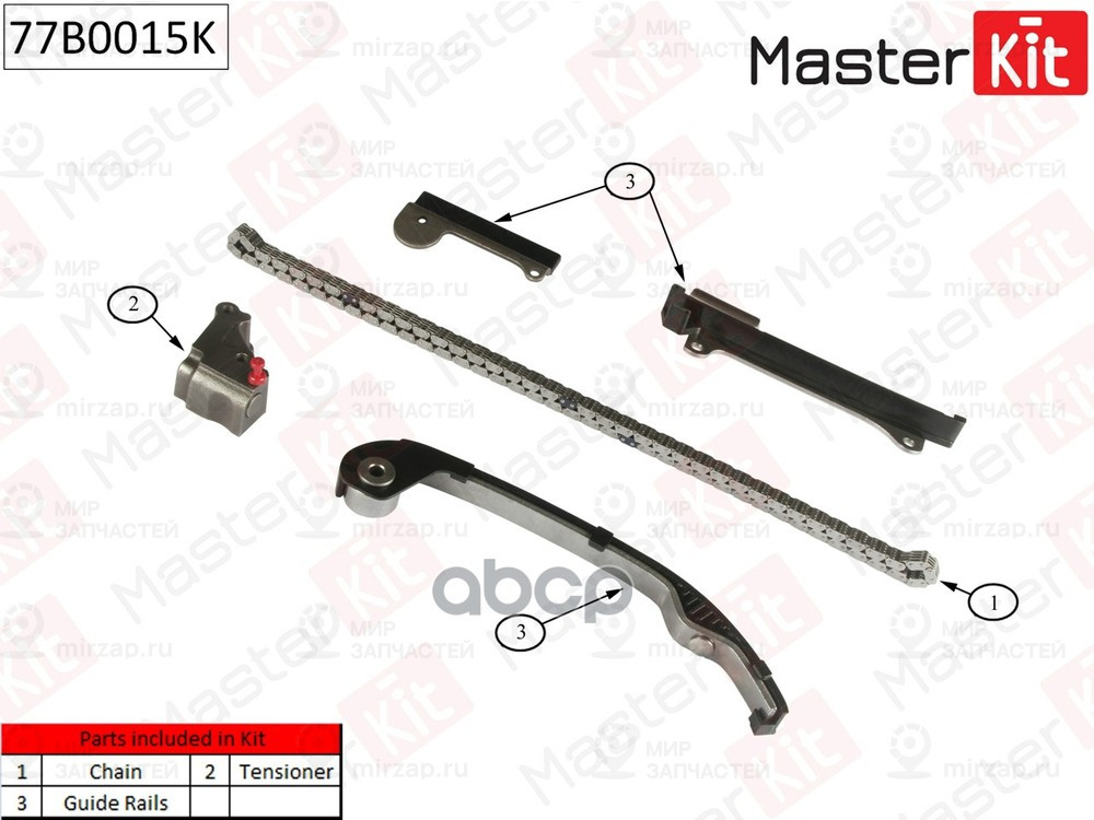 Запчасть MASTERKIT 77B0015K