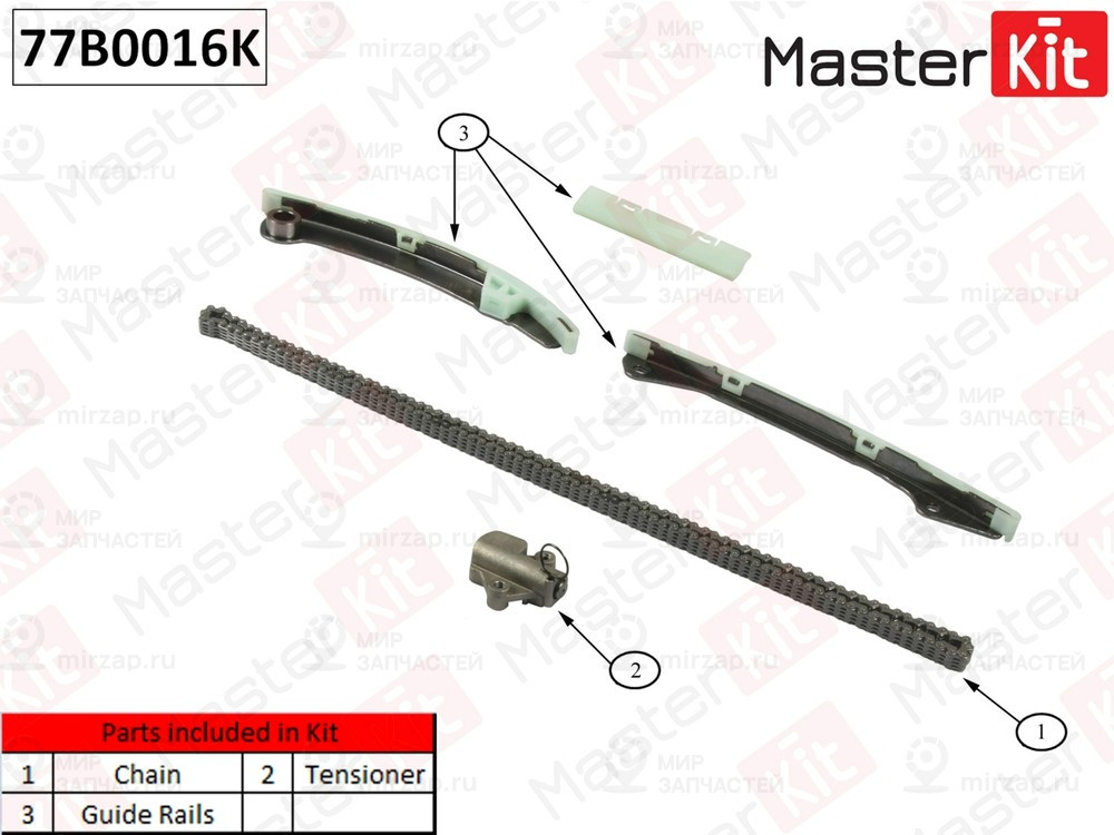 Запчасть MASTERKIT 77B0016K