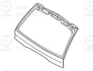Багажная дверь Вх
 BMW 41627126015