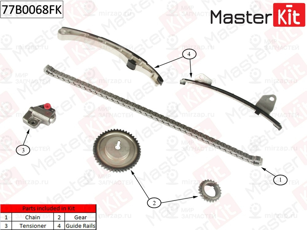 Запчасть MASTERKIT 77B0068FK