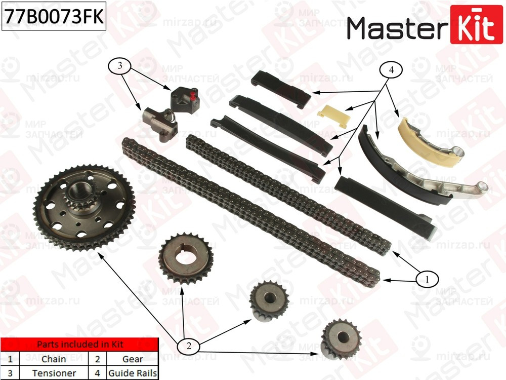 Запчасть MASTERKIT 77B0073FK