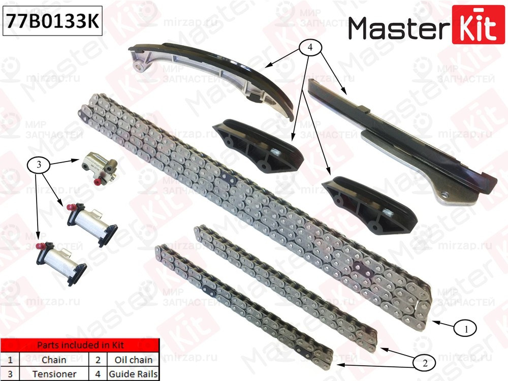 Запчасть MASTERKIT 77B0133K