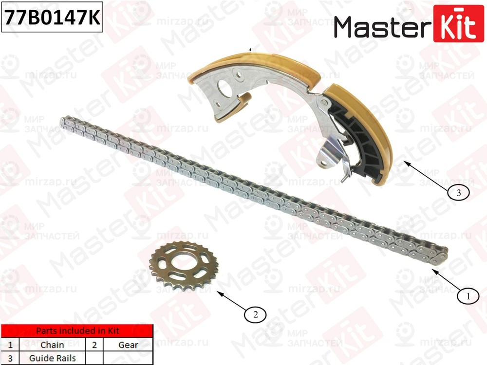 Запчасть MASTERKIT 77B0147K