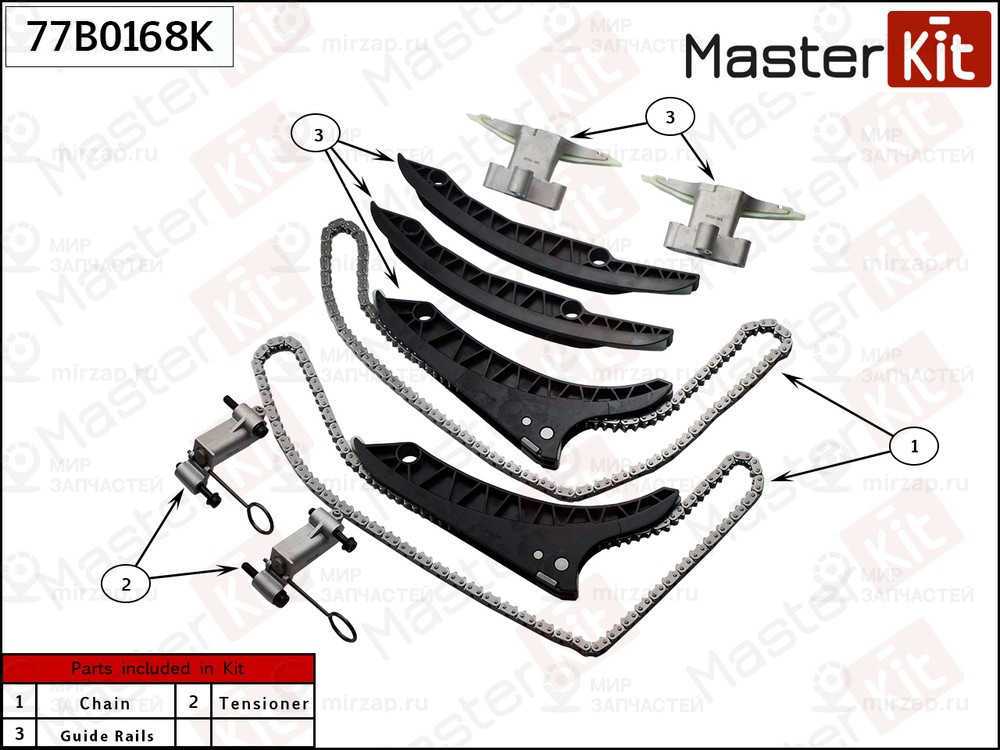 Запчасть MASTERKIT 77B0168K