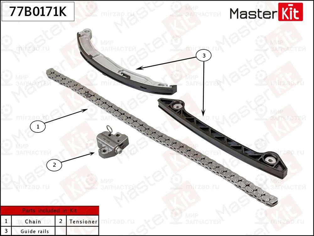 Запчасть MASTERKIT 77B0171K