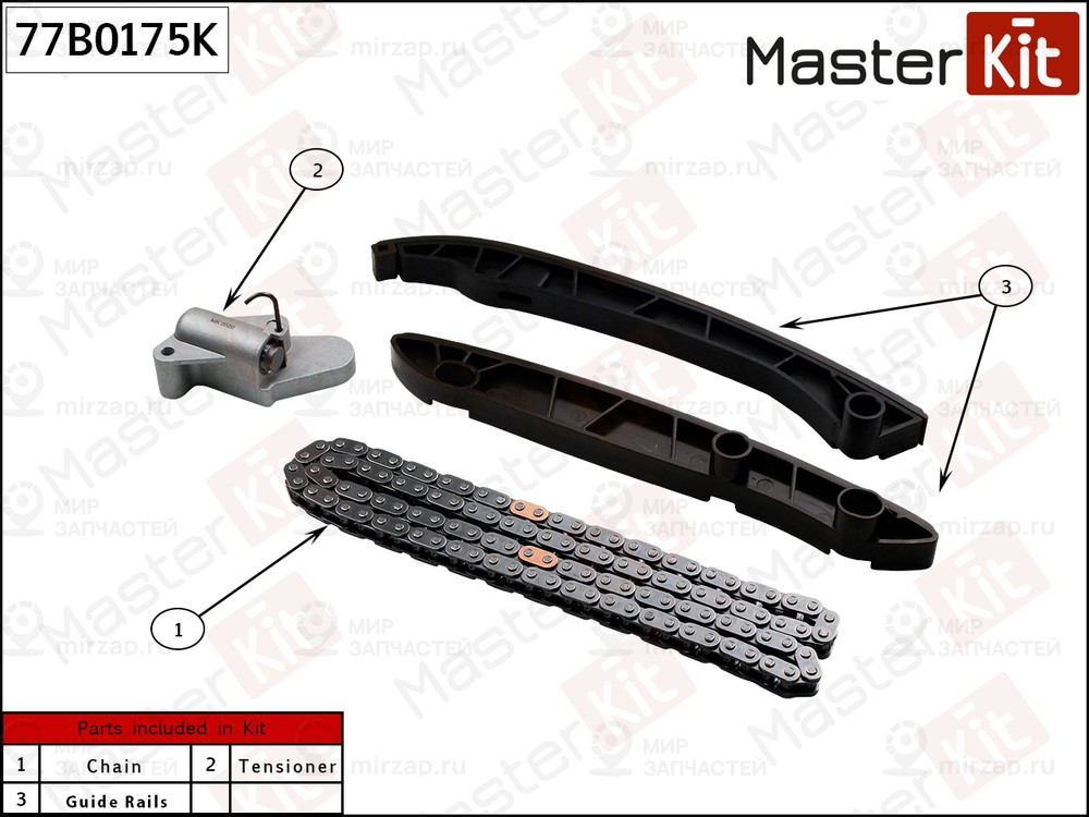 Запчасть MASTERKIT 77B0175K