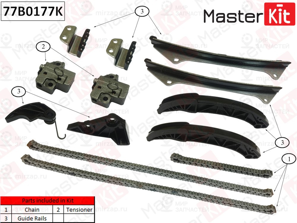 Запчасть MASTERKIT 77B0177K