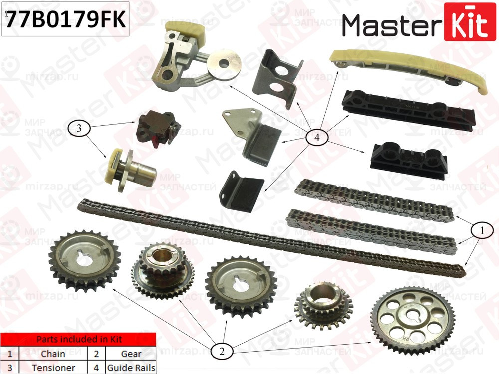 Запчасть MASTERKIT 77B0179FK
