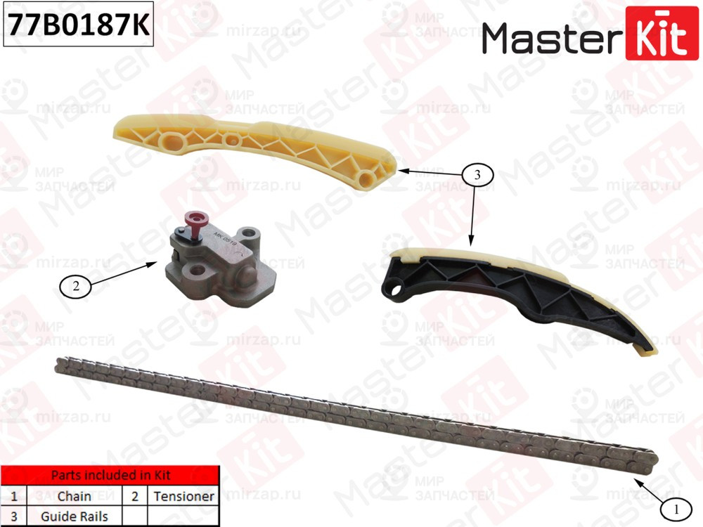Запчасть MASTERKIT 77B0187K