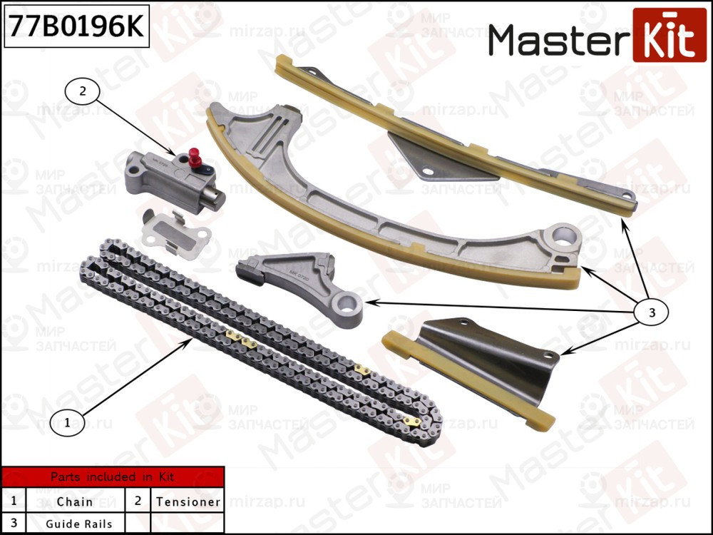 Запчасть MASTERKIT 77B0196K