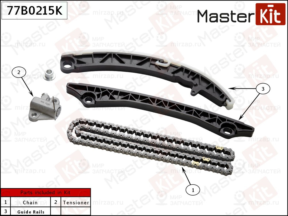 Запчасть MASTERKIT 77B0215K